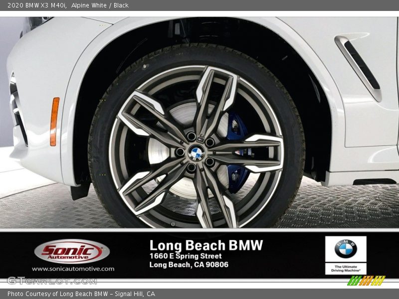 Alpine White / Black 2020 BMW X3 M40i
