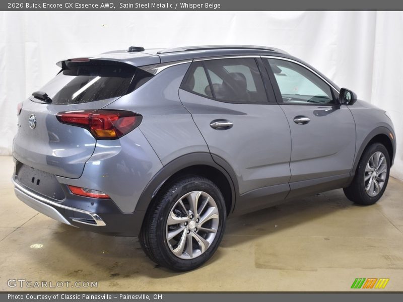Satin Steel Metallic / Whisper Beige 2020 Buick Encore GX Essence AWD
