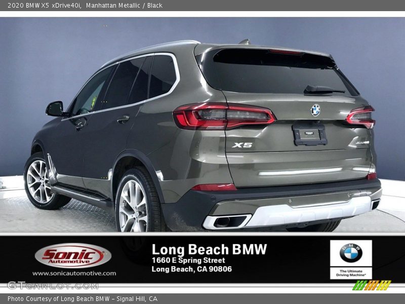 Manhattan Metallic / Black 2020 BMW X5 xDrive40i