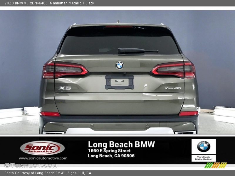 Manhattan Metallic / Black 2020 BMW X5 xDrive40i