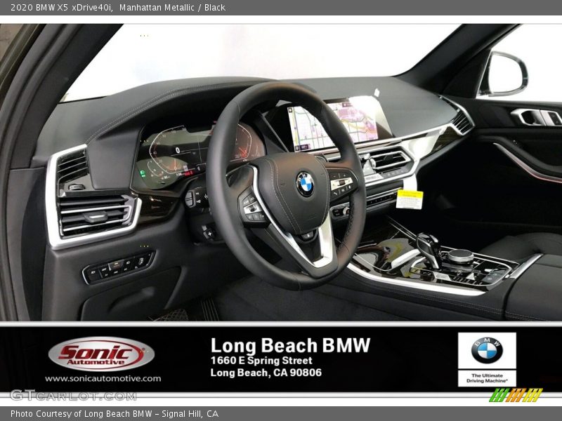 Manhattan Metallic / Black 2020 BMW X5 xDrive40i