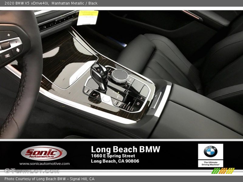Manhattan Metallic / Black 2020 BMW X5 xDrive40i
