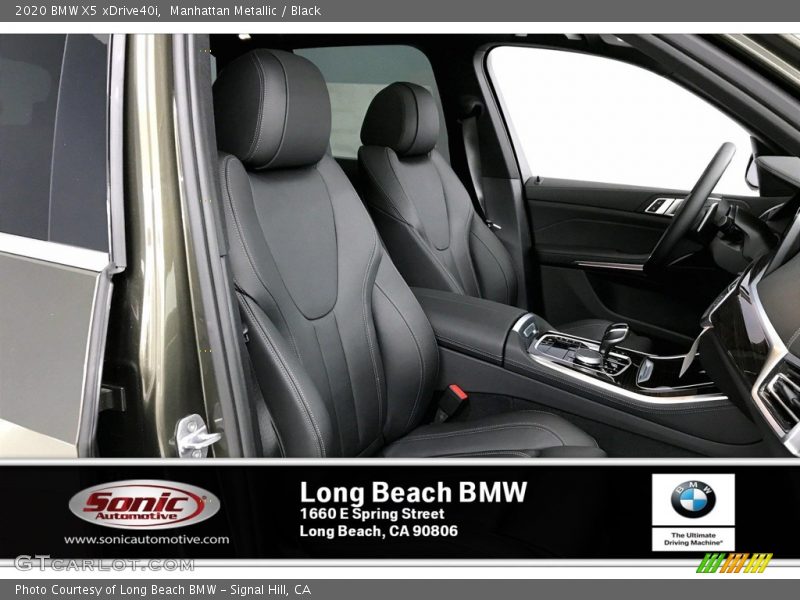 Manhattan Metallic / Black 2020 BMW X5 xDrive40i