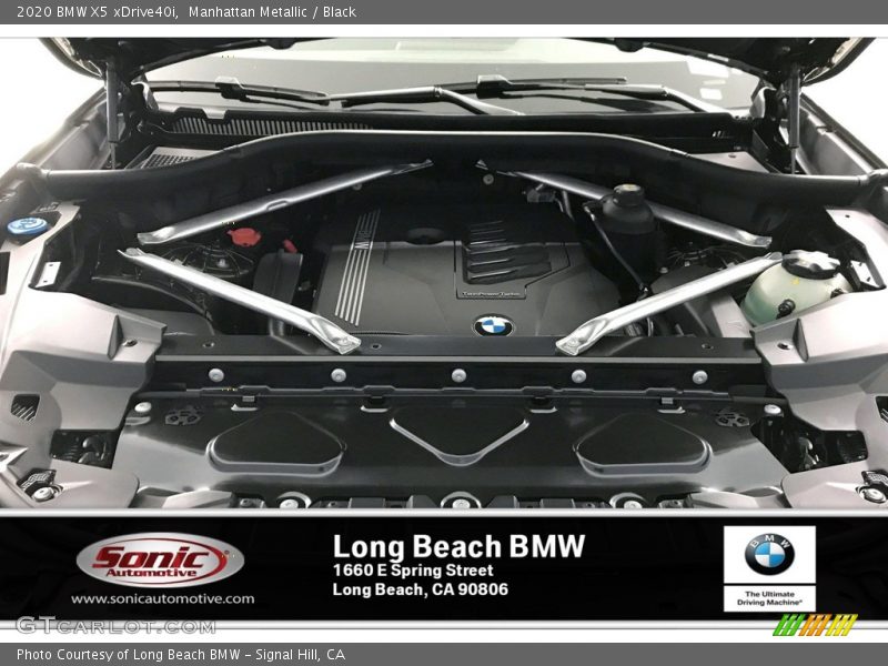 Manhattan Metallic / Black 2020 BMW X5 xDrive40i