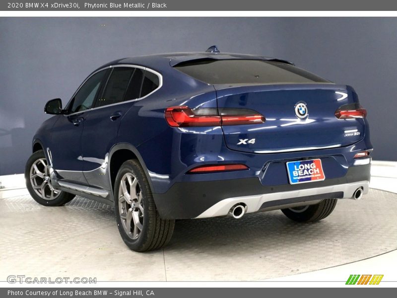 Phytonic Blue Metallic / Black 2020 BMW X4 xDrive30i
