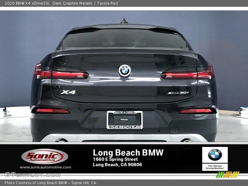 Dark Graphite Metallic / Tacora Red 2020 BMW X4 xDrive30i