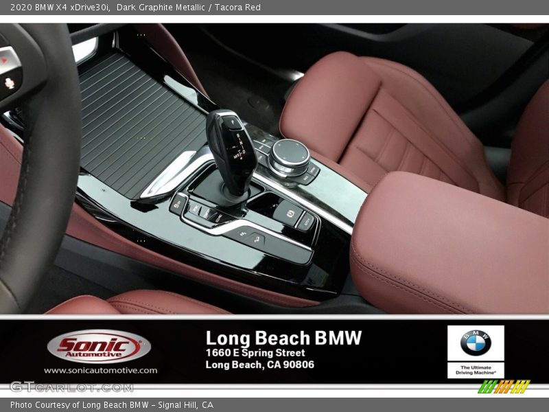 Dark Graphite Metallic / Tacora Red 2020 BMW X4 xDrive30i