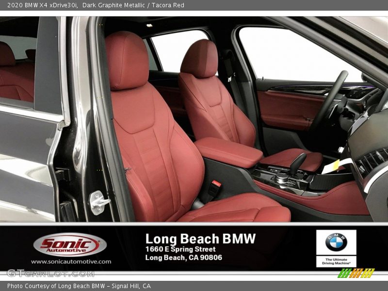 Dark Graphite Metallic / Tacora Red 2020 BMW X4 xDrive30i