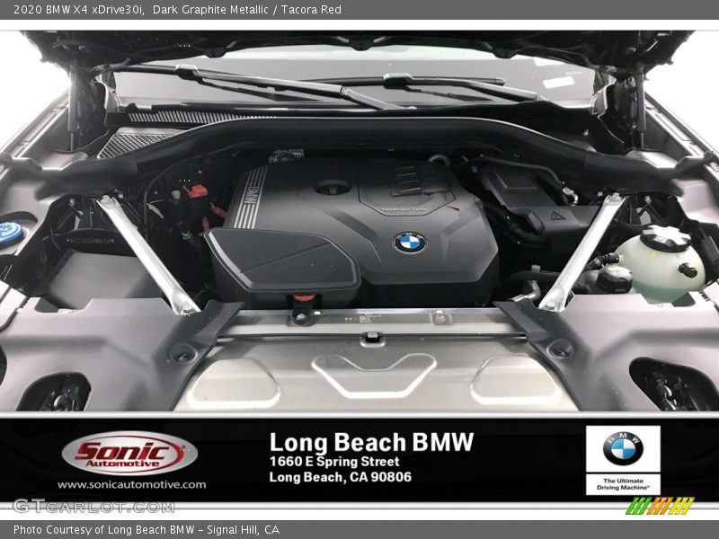Dark Graphite Metallic / Tacora Red 2020 BMW X4 xDrive30i