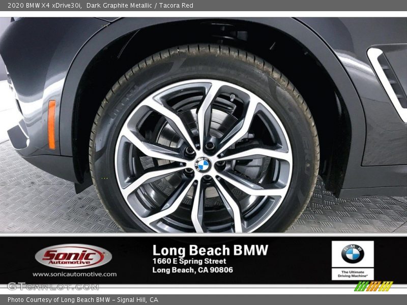 Dark Graphite Metallic / Tacora Red 2020 BMW X4 xDrive30i