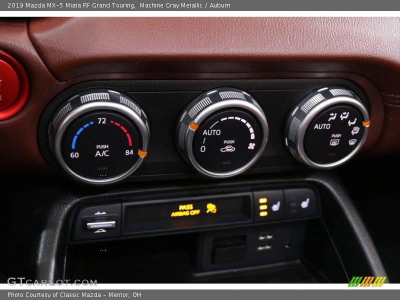 Controls of 2019 MX-5 Miata RF Grand Touring