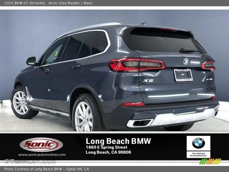 Arctic Grey Metallic / Black 2020 BMW X5 sDrive40i