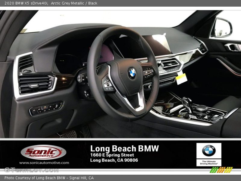 Arctic Grey Metallic / Black 2020 BMW X5 sDrive40i