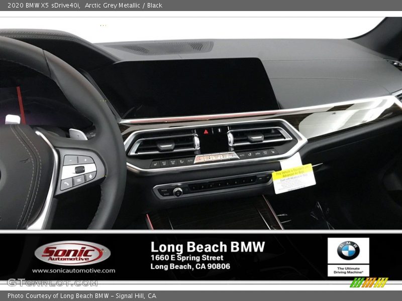 Arctic Grey Metallic / Black 2020 BMW X5 sDrive40i