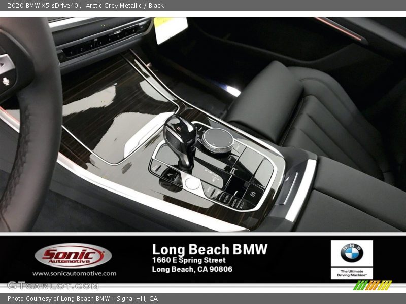 Arctic Grey Metallic / Black 2020 BMW X5 sDrive40i
