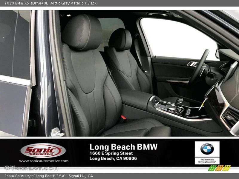 Arctic Grey Metallic / Black 2020 BMW X5 sDrive40i