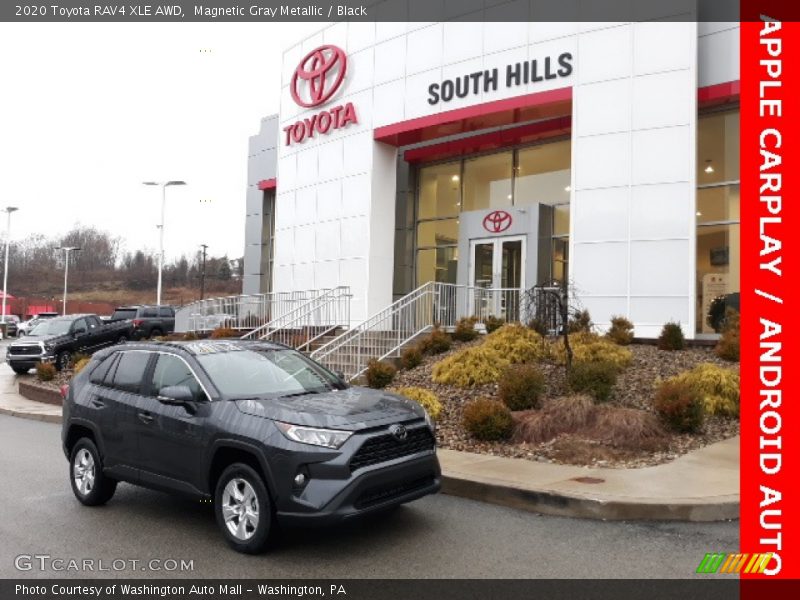 Magnetic Gray Metallic / Black 2020 Toyota RAV4 XLE AWD