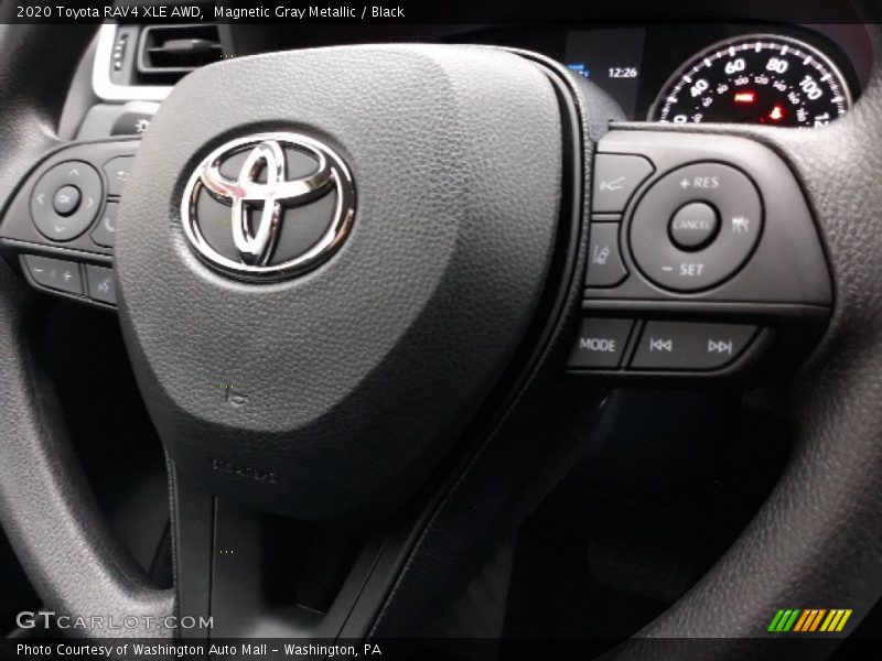 Magnetic Gray Metallic / Black 2020 Toyota RAV4 XLE AWD