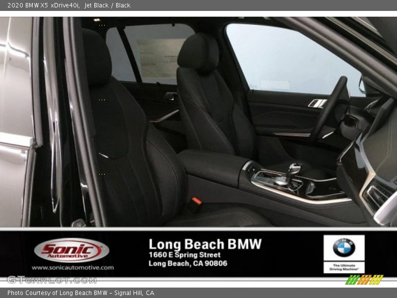 Jet Black / Black 2020 BMW X5 xDrive40i