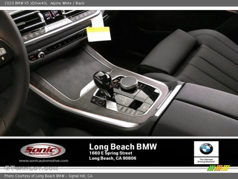 Alpine White / Black 2020 BMW X5 sDrive40i