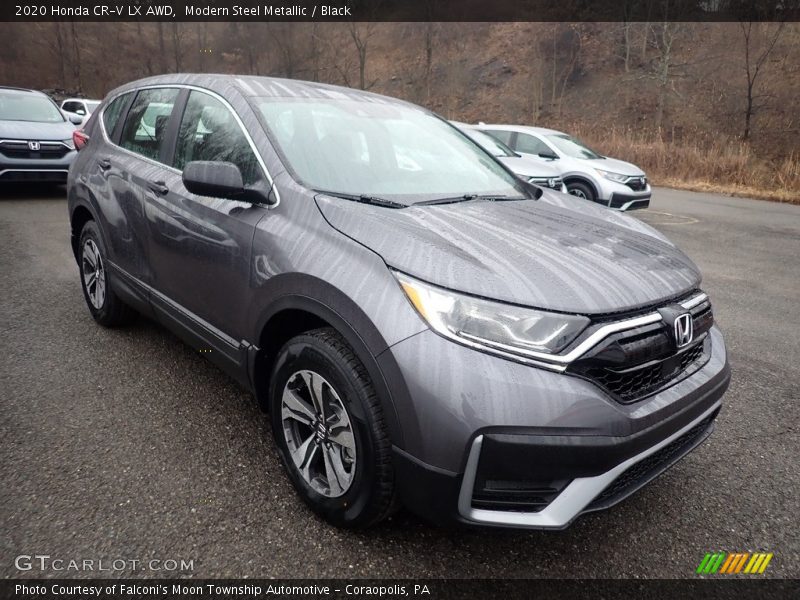 Modern Steel Metallic / Black 2020 Honda CR-V LX AWD