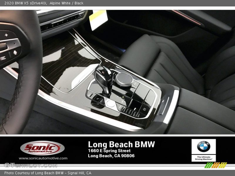 Alpine White / Black 2020 BMW X5 sDrive40i