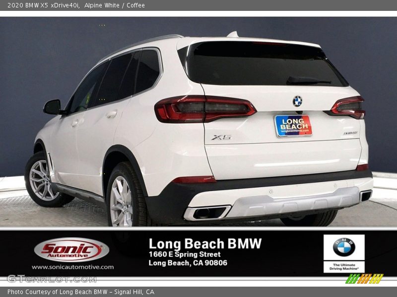 Alpine White / Coffee 2020 BMW X5 xDrive40i