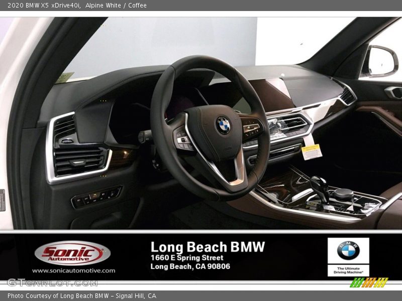 Alpine White / Coffee 2020 BMW X5 xDrive40i