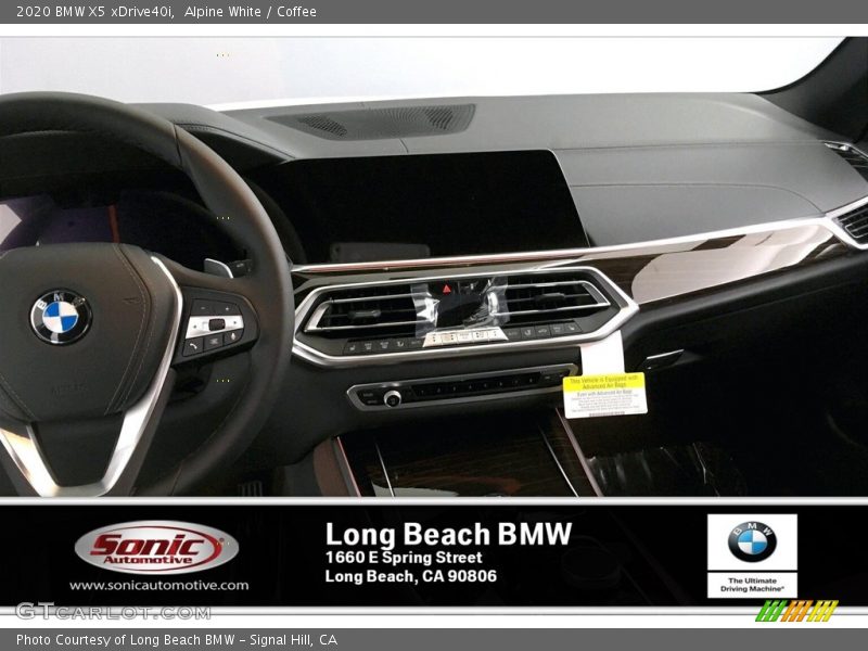Alpine White / Coffee 2020 BMW X5 xDrive40i