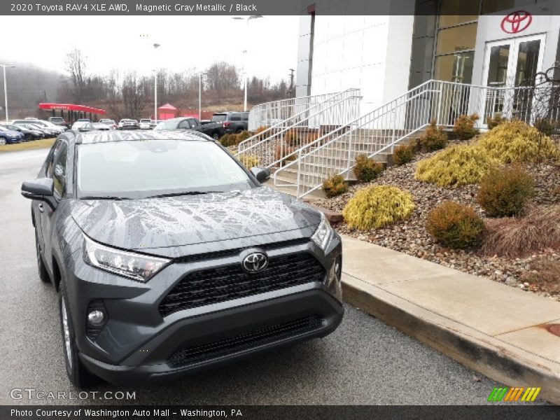 Magnetic Gray Metallic / Black 2020 Toyota RAV4 XLE AWD