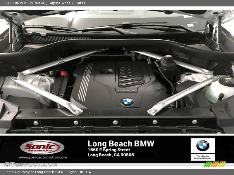 Alpine White / Coffee 2020 BMW X5 xDrive40i