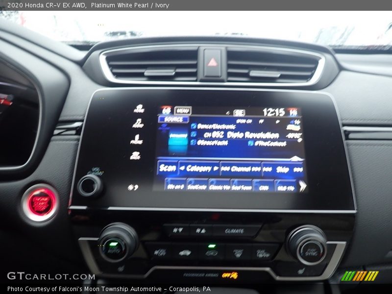 Platinum White Pearl / Ivory 2020 Honda CR-V EX AWD