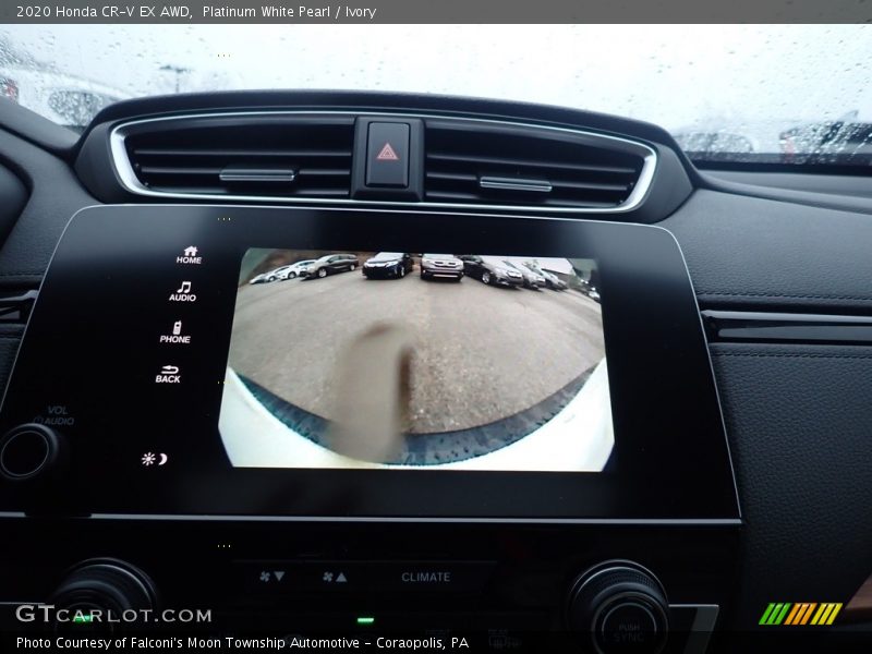 Platinum White Pearl / Ivory 2020 Honda CR-V EX AWD