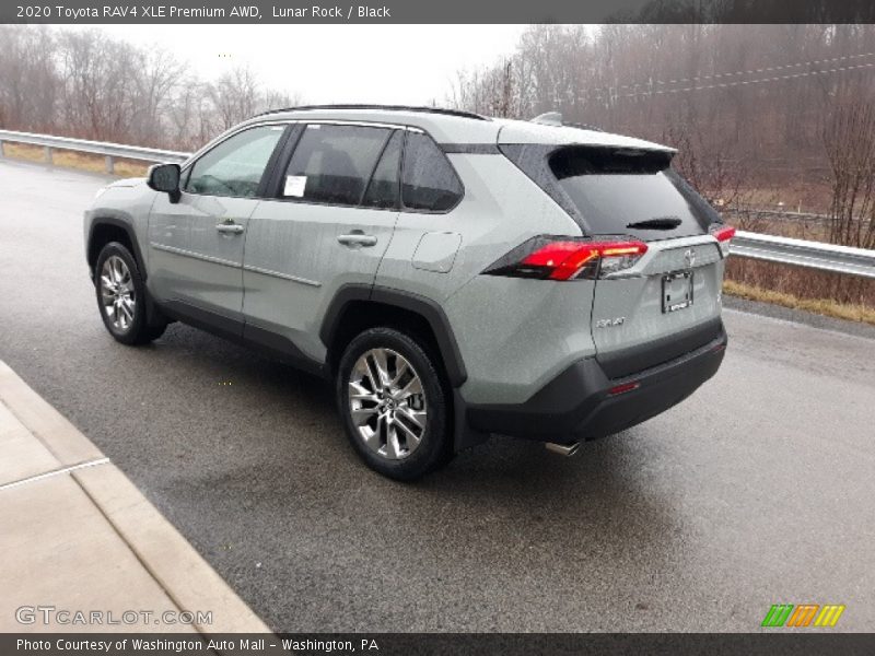 Lunar Rock / Black 2020 Toyota RAV4 XLE Premium AWD