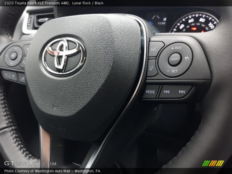Lunar Rock / Black 2020 Toyota RAV4 XLE Premium AWD