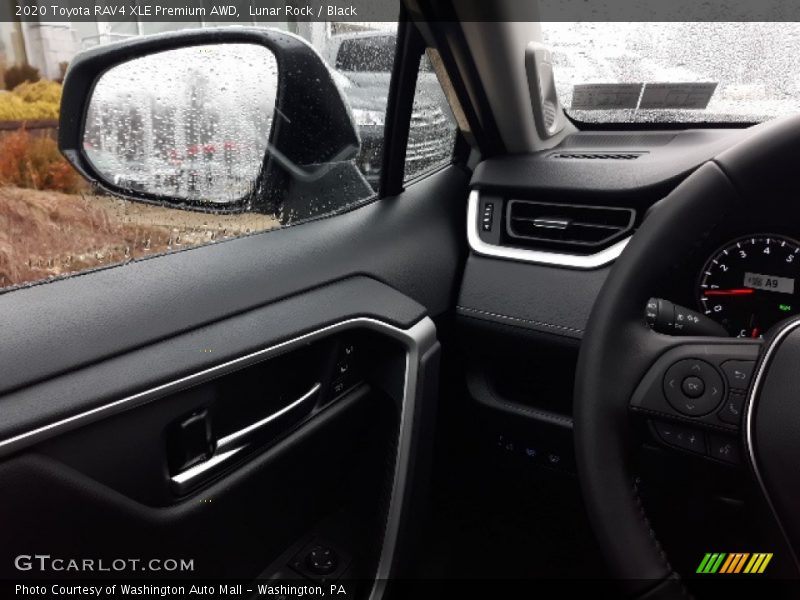 Lunar Rock / Black 2020 Toyota RAV4 XLE Premium AWD