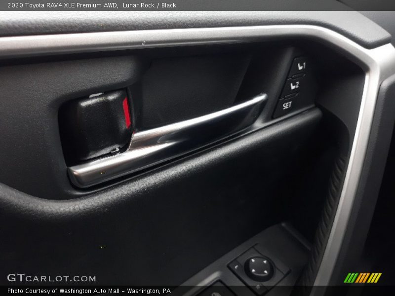 Lunar Rock / Black 2020 Toyota RAV4 XLE Premium AWD