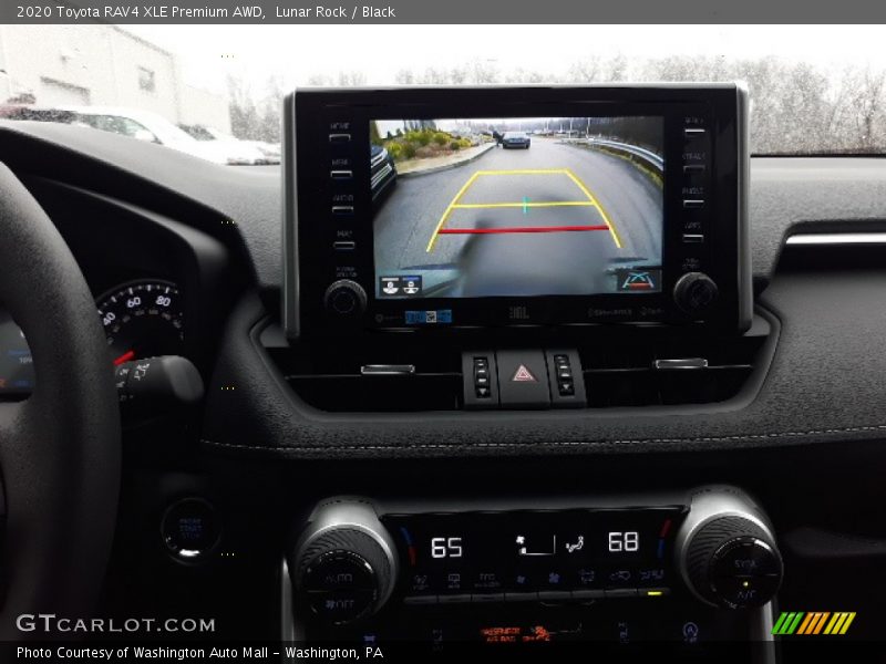 Lunar Rock / Black 2020 Toyota RAV4 XLE Premium AWD