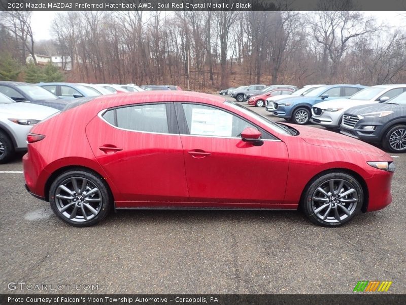 Front 3/4 View of 2020 MAZDA3 Preferred Hatchback AWD