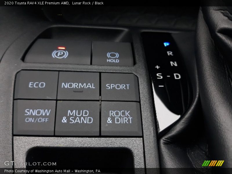 Lunar Rock / Black 2020 Toyota RAV4 XLE Premium AWD
