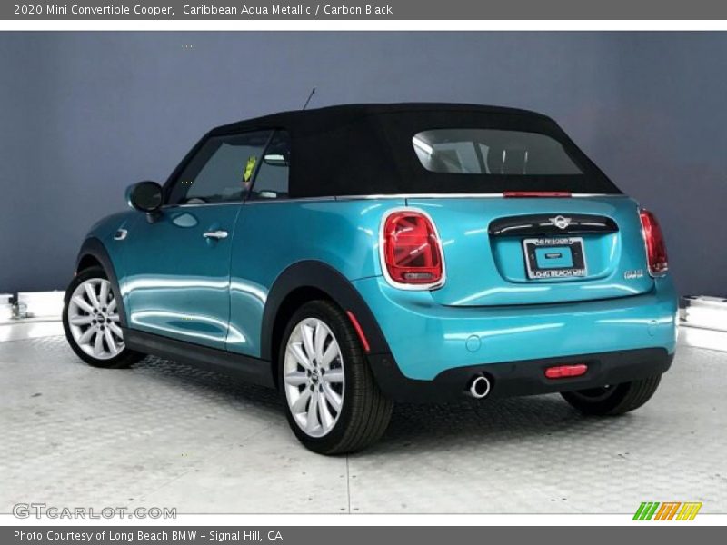 Caribbean Aqua Metallic / Carbon Black 2020 Mini Convertible Cooper