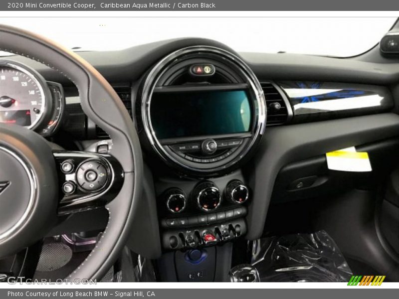 Caribbean Aqua Metallic / Carbon Black 2020 Mini Convertible Cooper