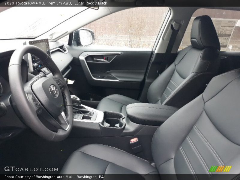 Lunar Rock / Black 2020 Toyota RAV4 XLE Premium AWD