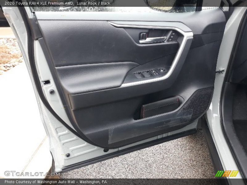 Lunar Rock / Black 2020 Toyota RAV4 XLE Premium AWD