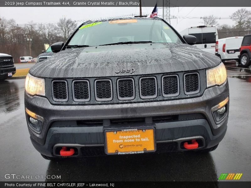 Granite Crystal Metallic / Black/Ruby 2019 Jeep Compass Trailhawk 4x4