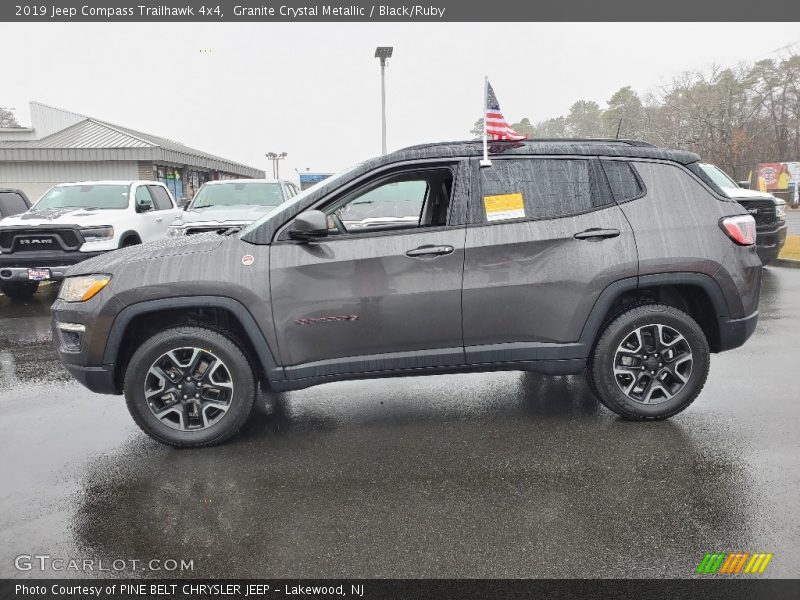 Granite Crystal Metallic / Black/Ruby 2019 Jeep Compass Trailhawk 4x4