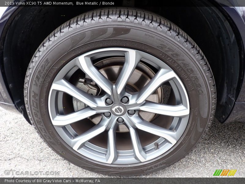 Blue Metallic / Blonde 2019 Volvo XC90 T5 AWD Momentum