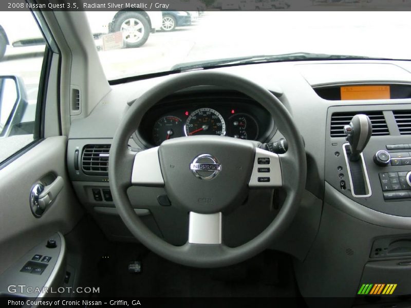 Radiant Silver Metallic / Gray 2008 Nissan Quest 3.5