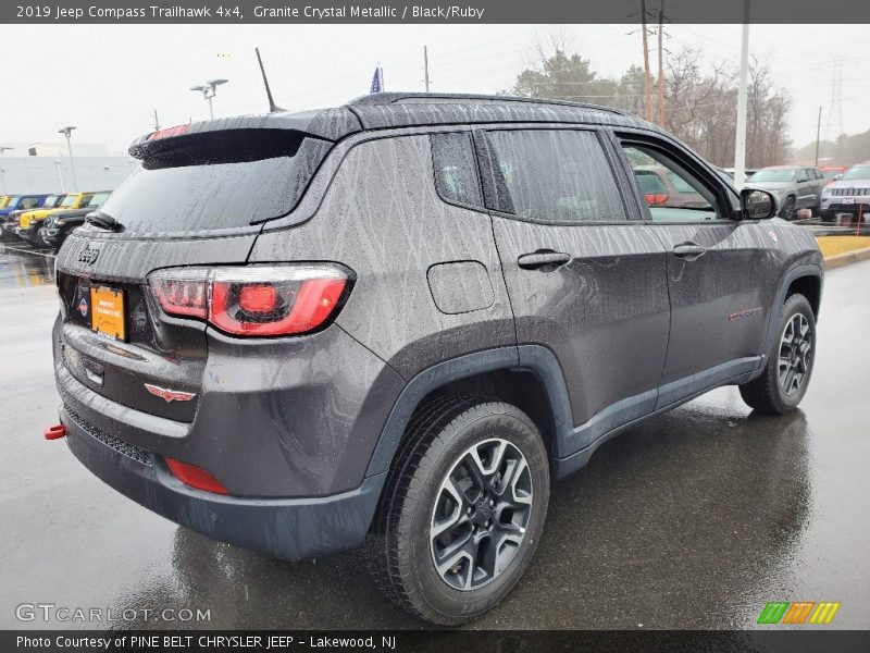 Granite Crystal Metallic / Black/Ruby 2019 Jeep Compass Trailhawk 4x4