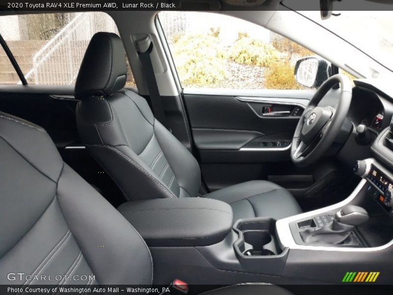 Lunar Rock / Black 2020 Toyota RAV4 XLE Premium AWD